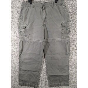 RedHead Convertible Cargo Pants Men's 38x30 (Tag 40x32) Olive Green Fishing Hike
